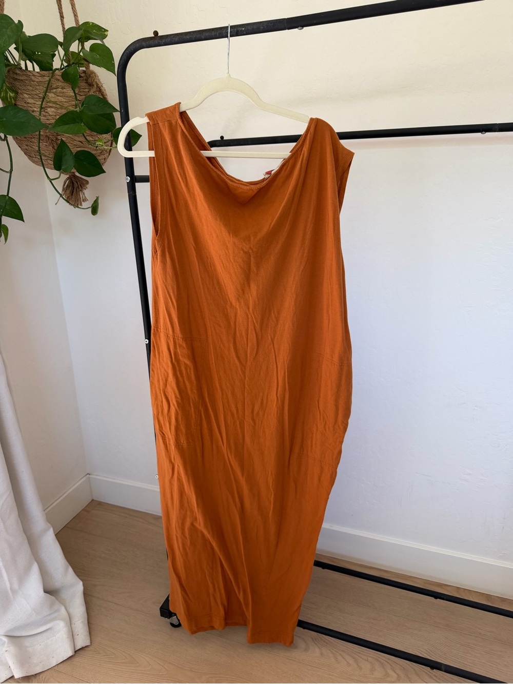 Free People Rust Orange Maxi Dress